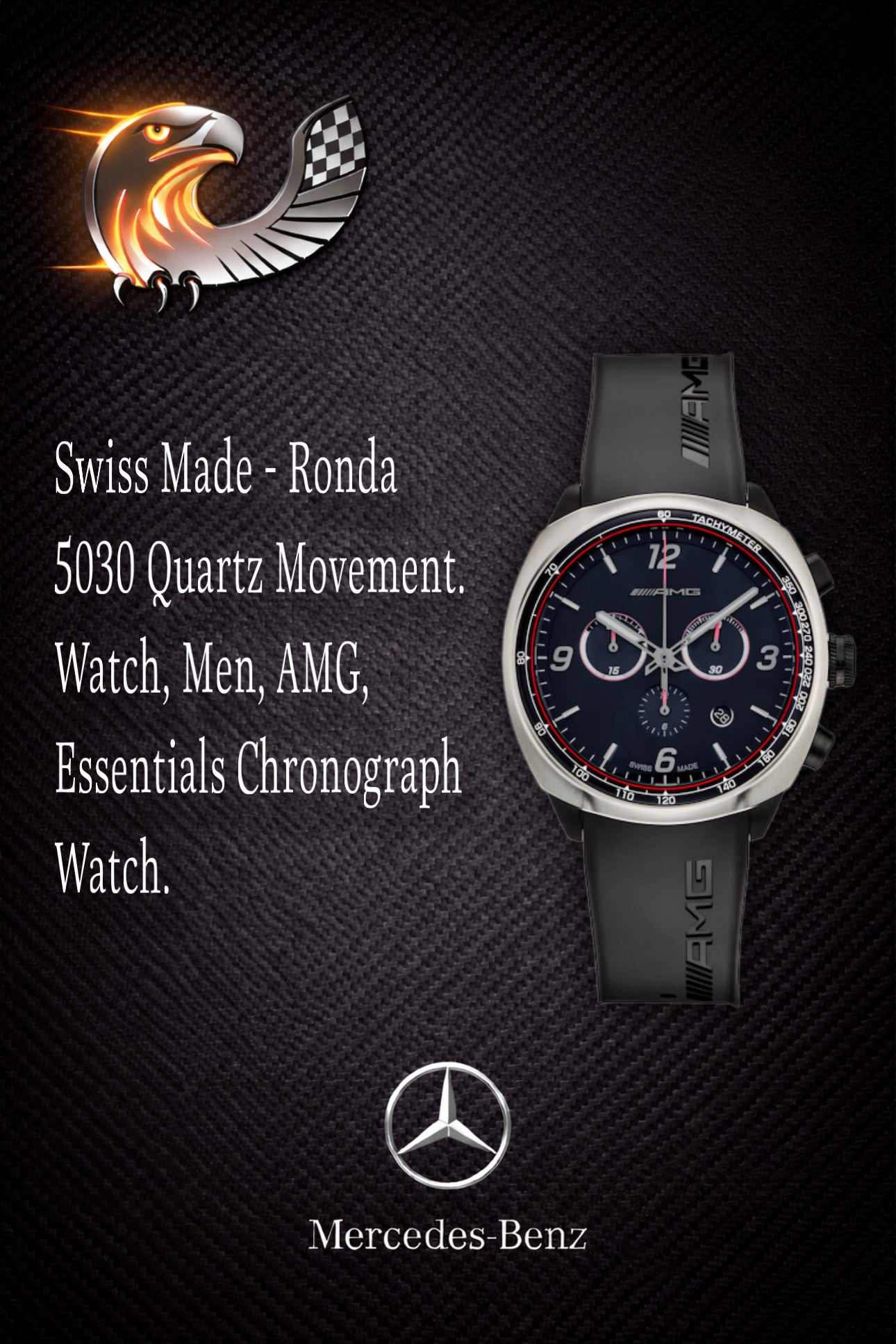 Watch, Men, AMG, Essentials Chronograph Watch